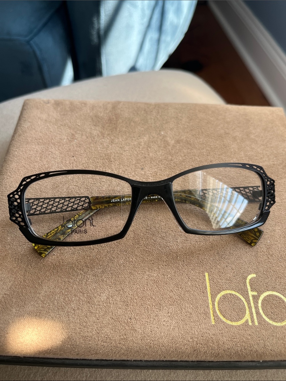 Lafont Paris Garance 118 Black Mesh Sexy women’s Eyewear